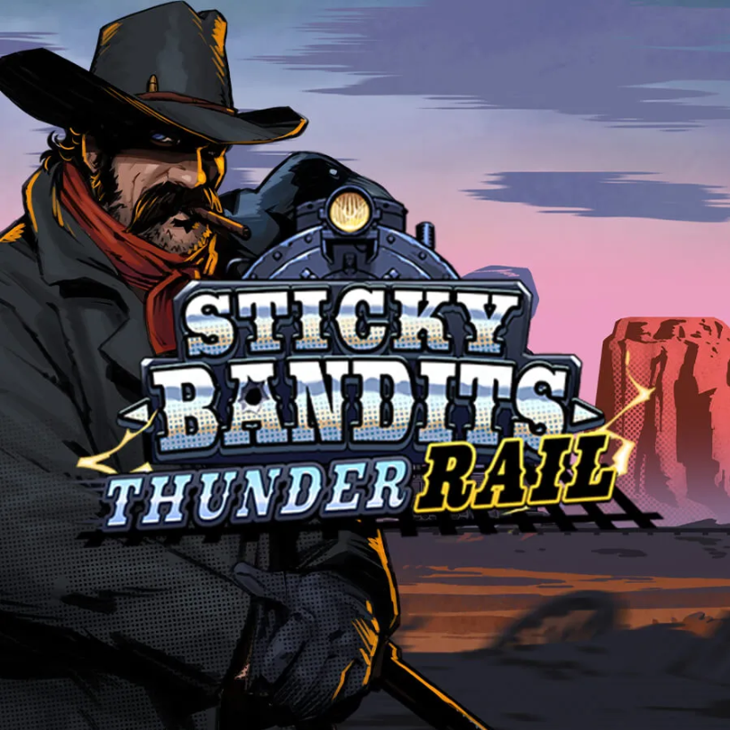 Sticky Bandits Thunder Rail från Quickspin i SlotSpice-lobbyn